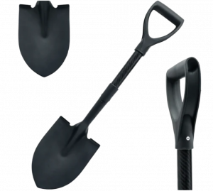 Detecting inovs - carbon fibre small mini-spade
